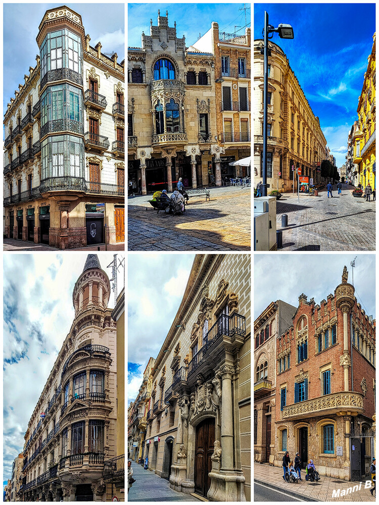 Reus 
mit vielen Jugendstilhäusern
Schlüsselwörter: Spanien; 2024