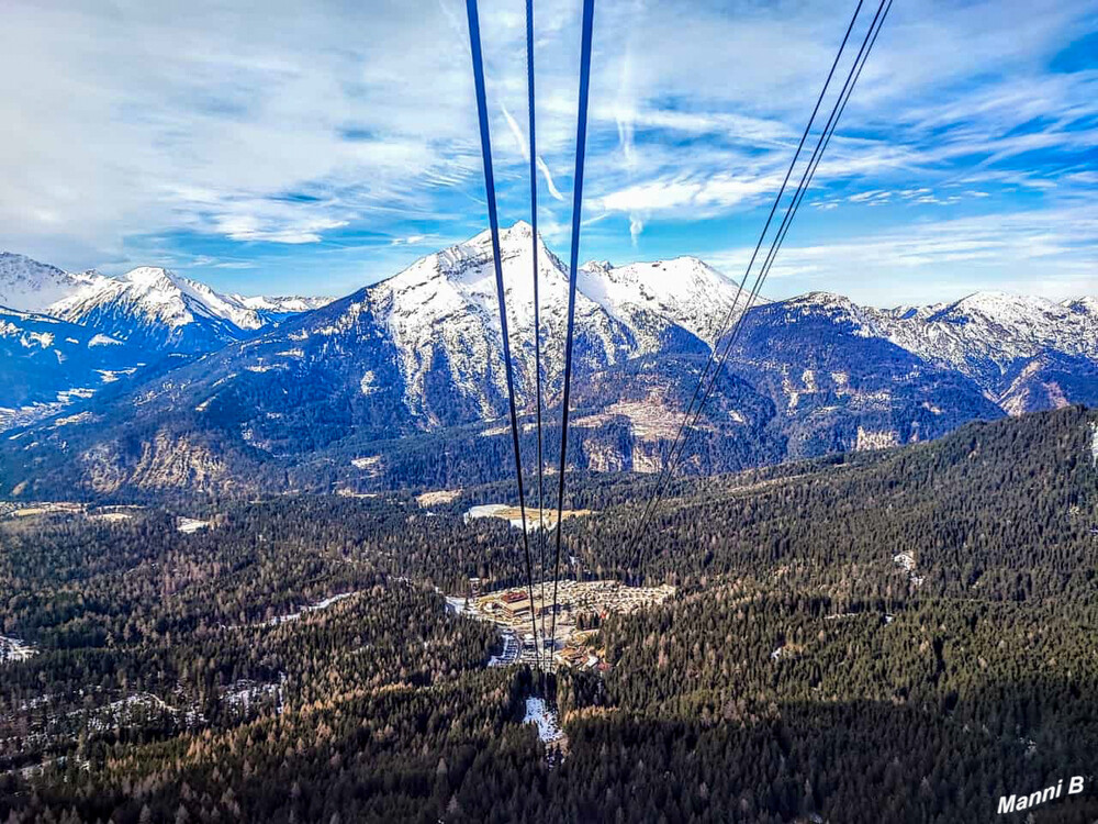 Auf dem Weg zur Zugspitze
