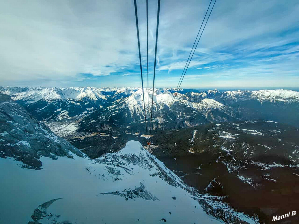 Auf dem Weg zur Zugspitze
