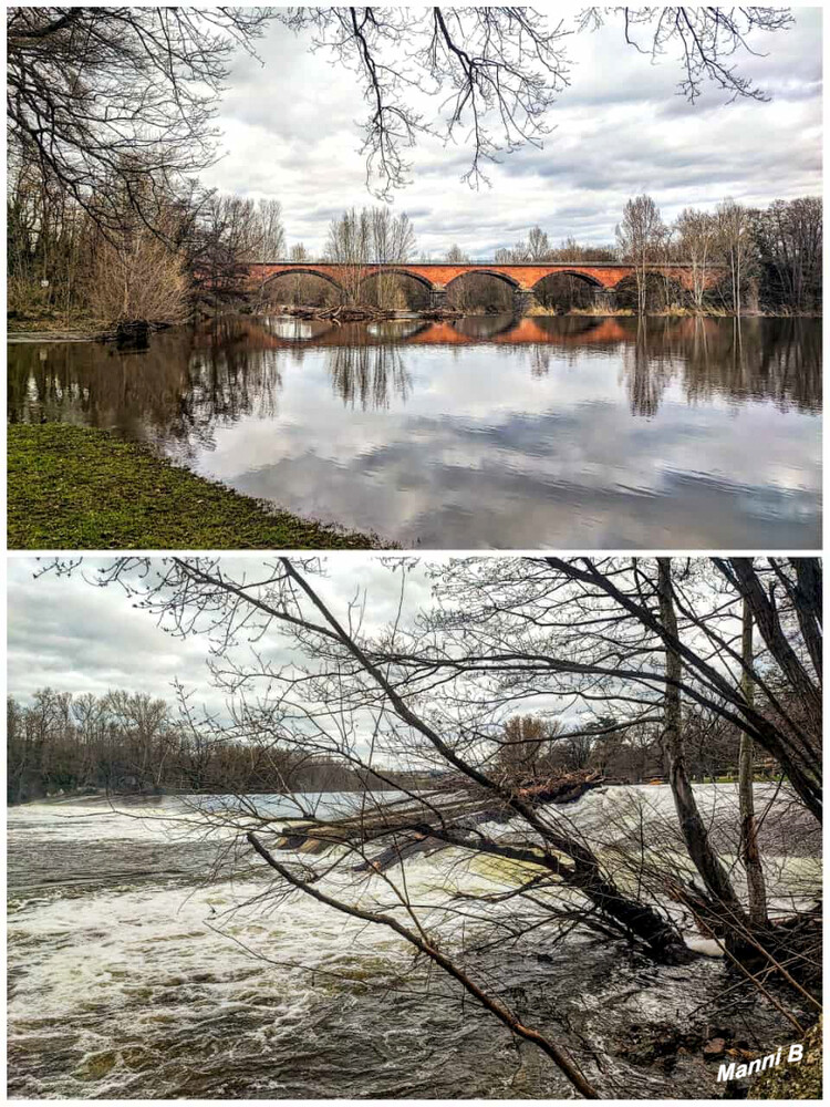 Blick auf die Allier
Sie führt reichlich Wasser
Schlüsselwörter: Frankreich