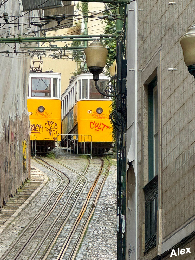 Lissabon Impressionen
Die stillgelegte lavra. Laut Fahrplan sollen lavra und bica ab dem 1.05. wieder fahren.
Schlüsselwörter: 2026