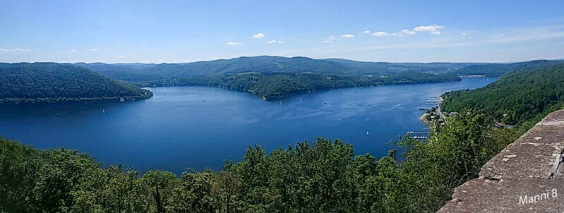 Panorama der Talsperre
Schlüsselwörter: Hessen