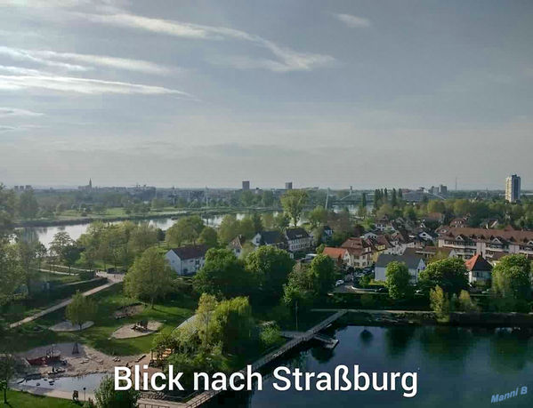 Blick nach Straßburg
