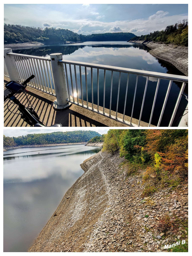 Rappbodetalsperre
angeblich mit der höchsten Staumauer in Deutschland.
Es fehlen deutlich mehr als 10m Wasserhöhe
Schlüsselwörter: 2025