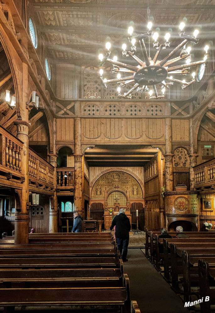 Hahnenklee
Im inneren der nordischen Stabkirche
Schlüsselwörter: 2025
