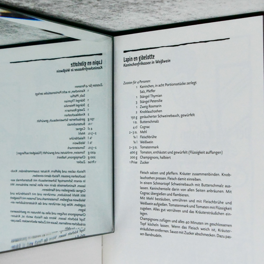 Spiegelung  „Rezept“
Perla
Schlüsselwörter: 2026